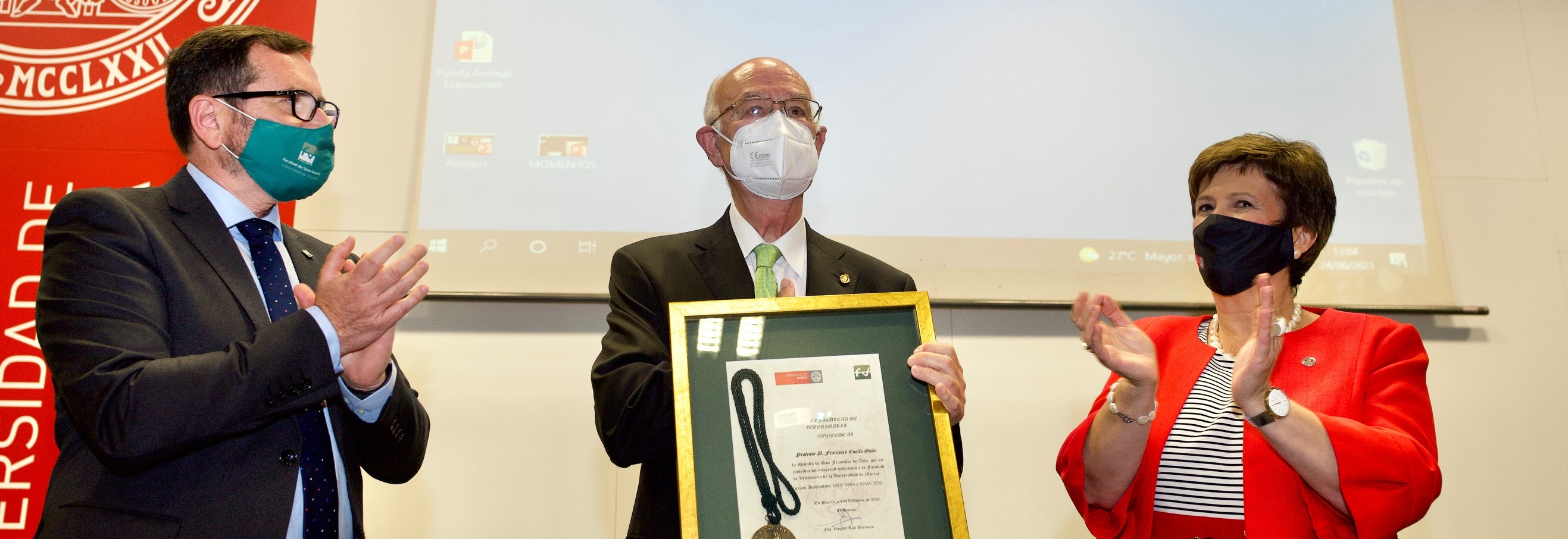 La Facultad de Veterinaria de la UMU rinde homenaje al profesor jubilado Francisco Cuello