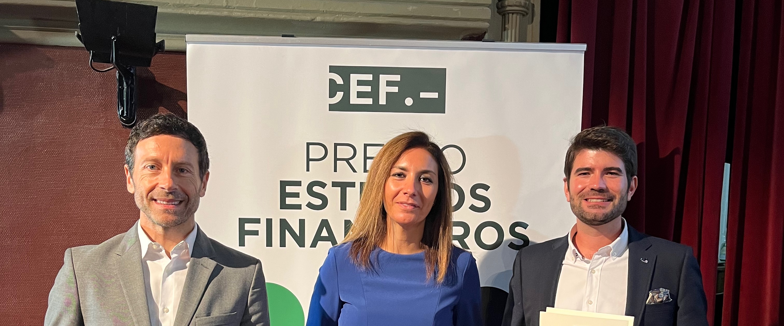 Nota de prensa - El CEF premia dos trabajos UMU en sus premios a los mejores estudios financieros