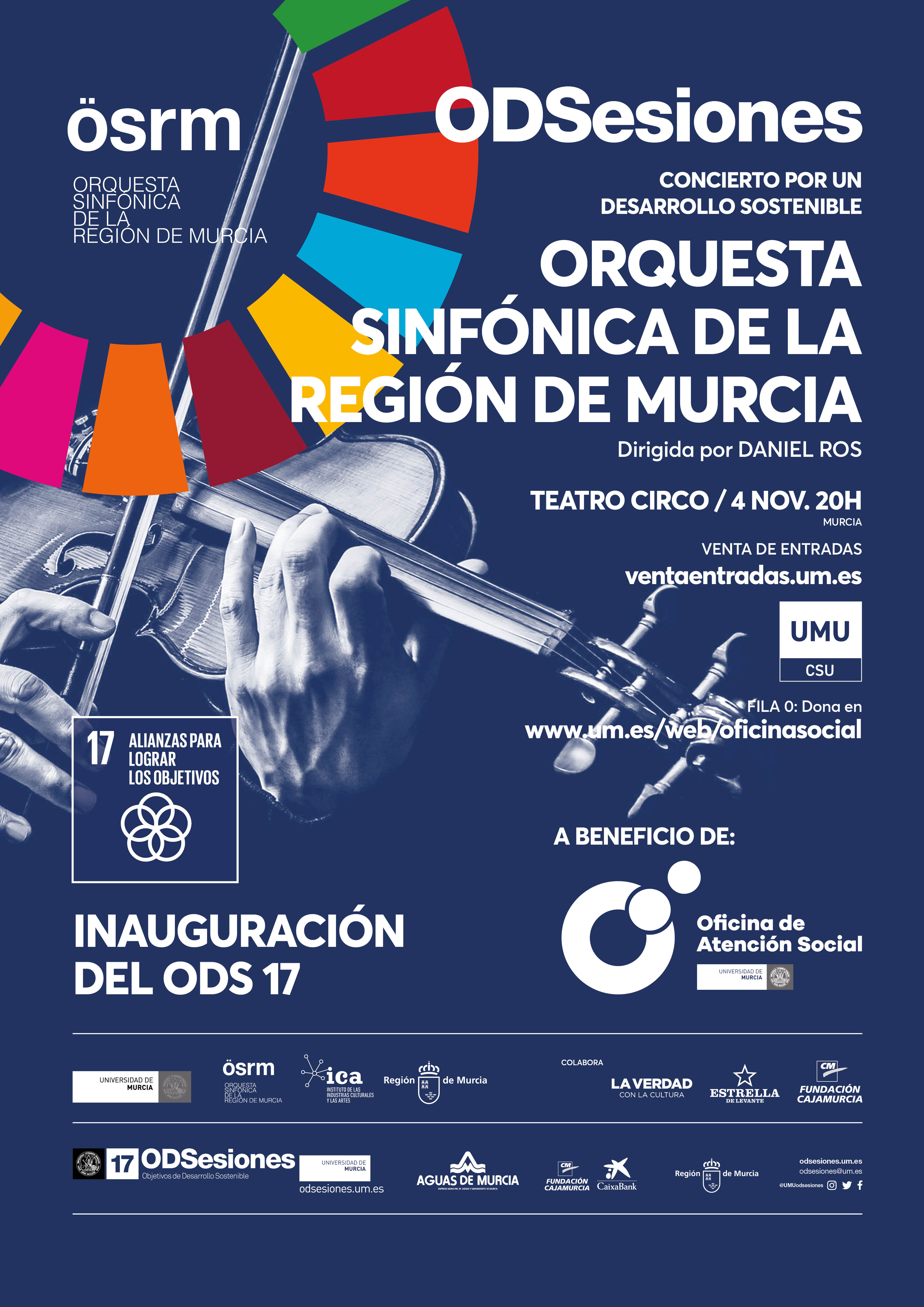 Concierto ODS con la Orquesta Sinfónica de la Región