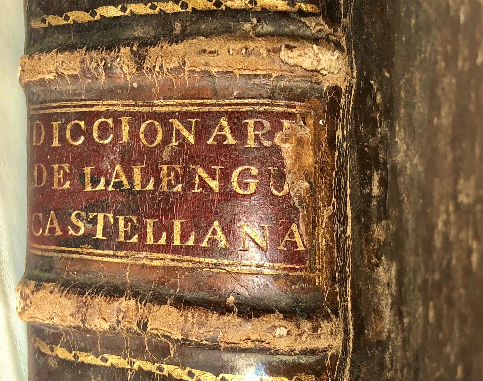 Descubren una reimpresión oculta del primer diccionario académico