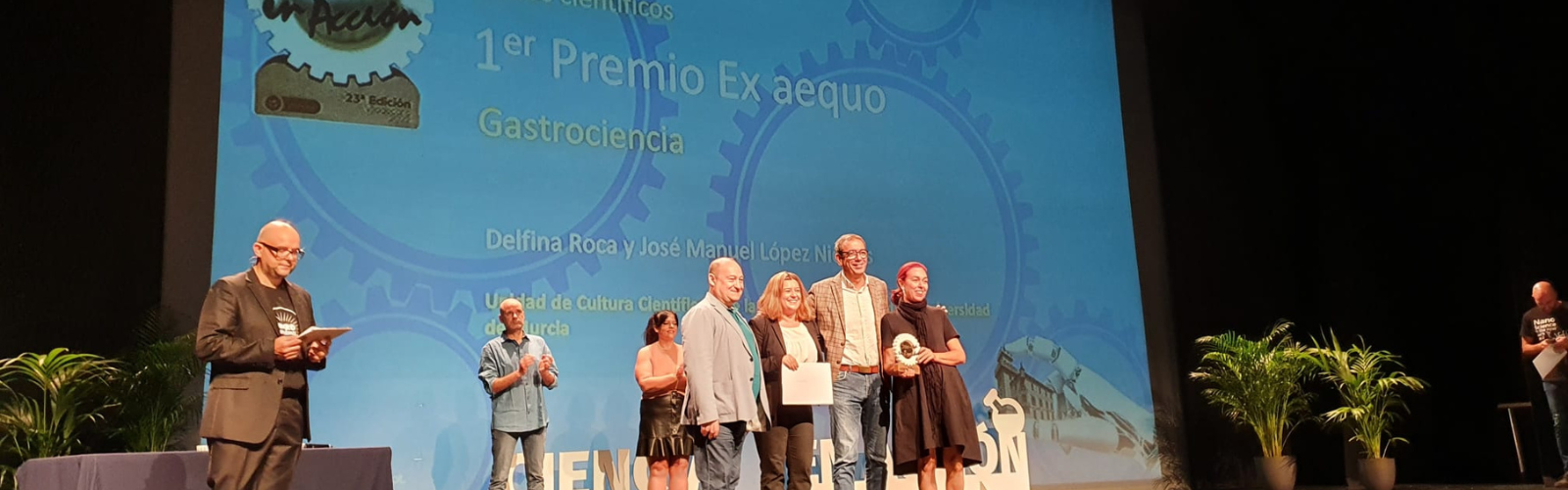 Nota de prensa - La UMU recibe dos primeros premios en el certamen internacional de divulgación Ciencia en Acción