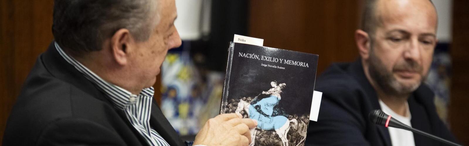 Jorge Novella presenta su libro 'Nación, exilio y memoria'