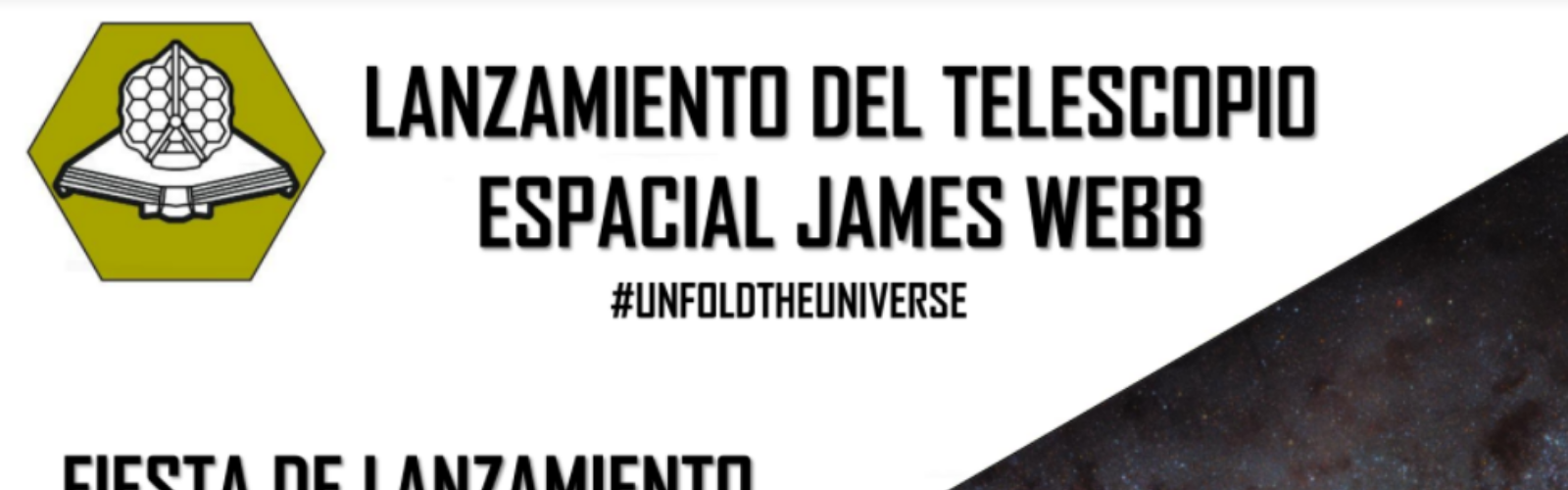 Nota de prensa - Jornada de lanzamiento del telescopio James Webb
