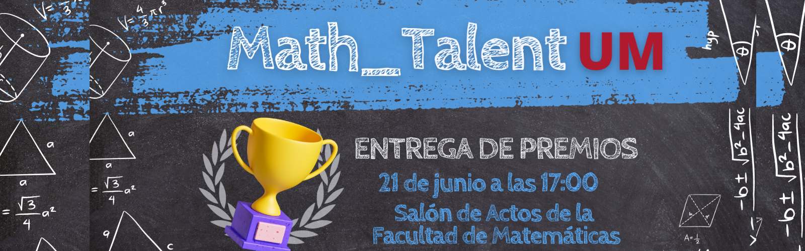 Esta tarde se entregan los premios de la cuarta edición del concurso Math_TalentUM