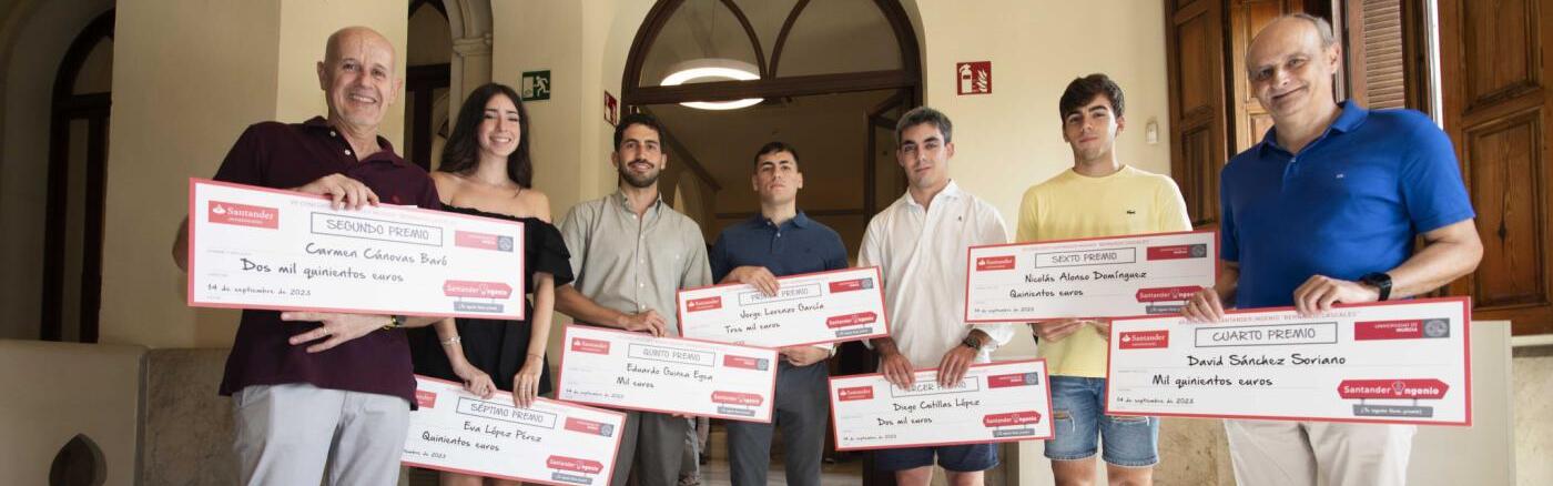 Entrega de los premios Santander Ingenio para estudiantes que realizan movilidades internacionales