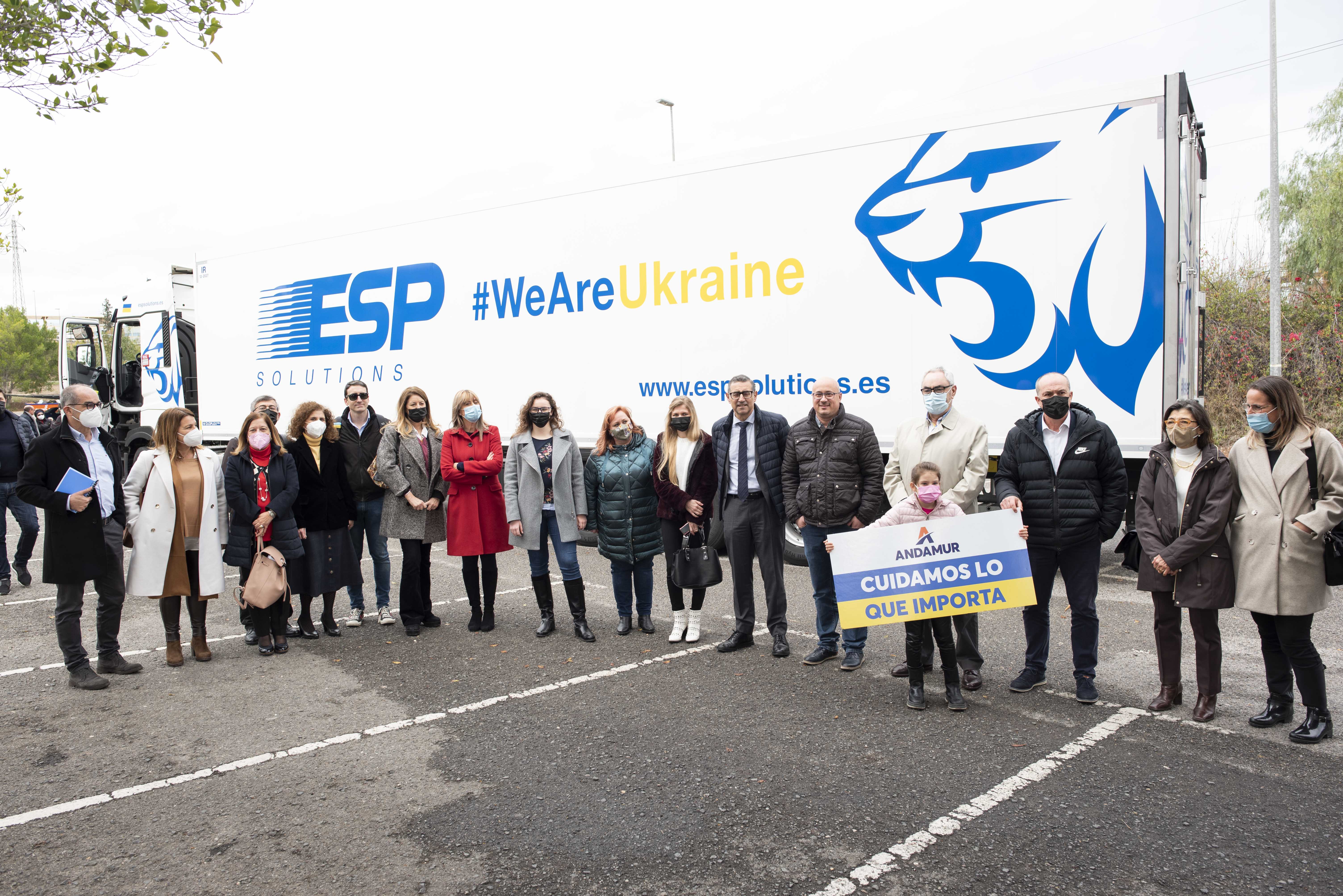 24.000 kilos de solidaridad parten hacia Ucrania