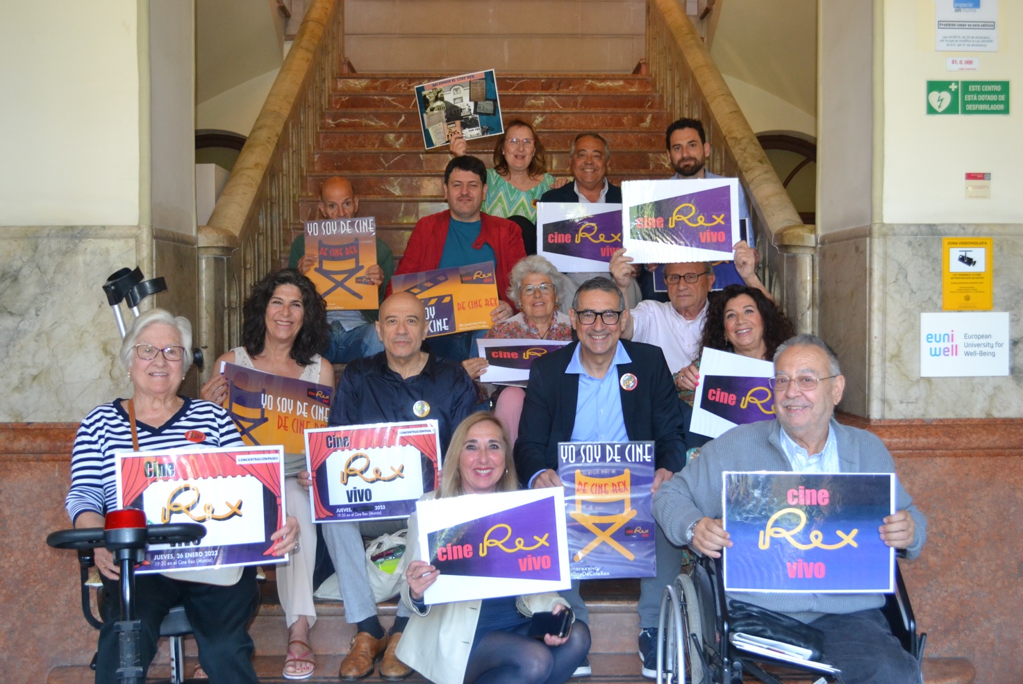El Rector Luján muestra su solidaridad con la Plataforma Cine Rex Vivo