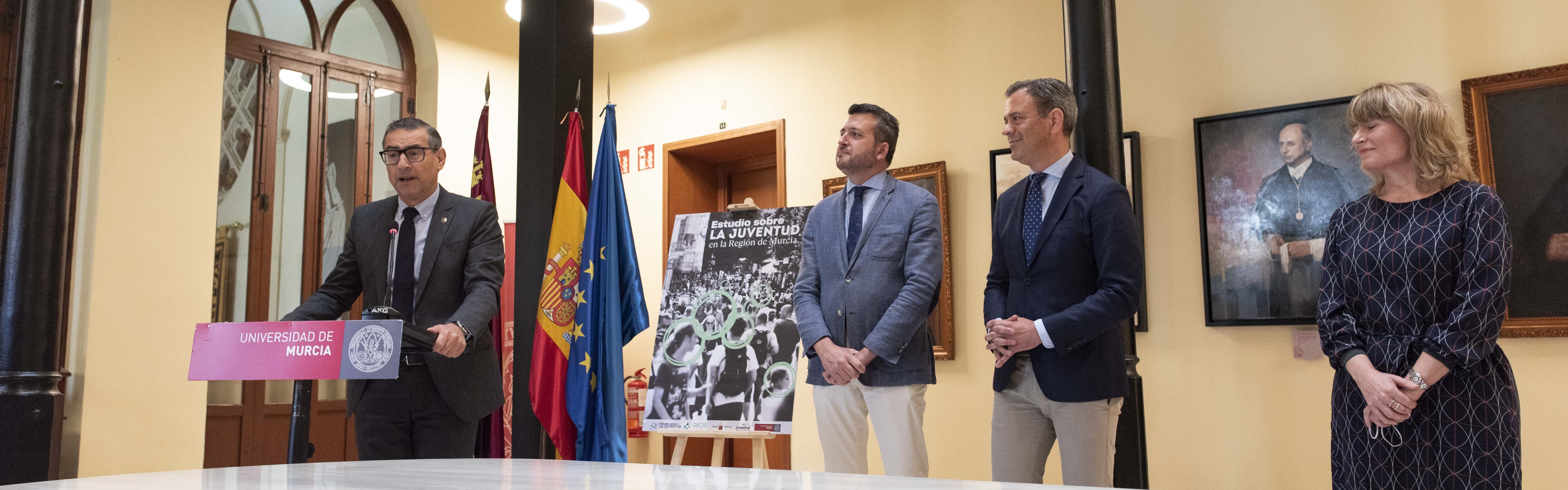 Nota de prensa - La Universidad de Murcia elaborará la primera radiografía completa de la juventud en la Región de Murcia