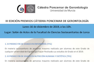 III Edición Cátedra Poncemar de Gerontología