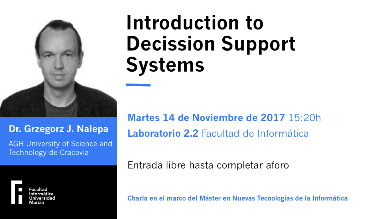 Charla: Introduction to Decision Support Systems