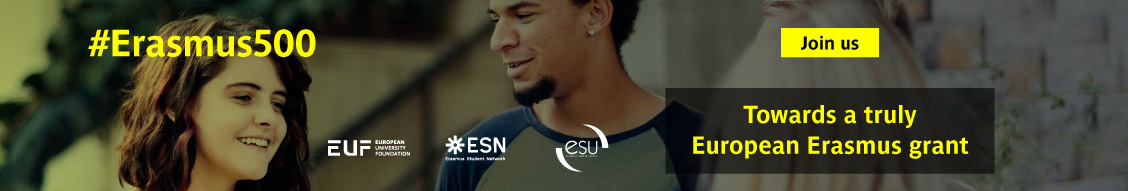 La Universidad de Murcia se adhiere a la petición #Erasmus500 de una beca erasmus unificada de 500 euros al mes
