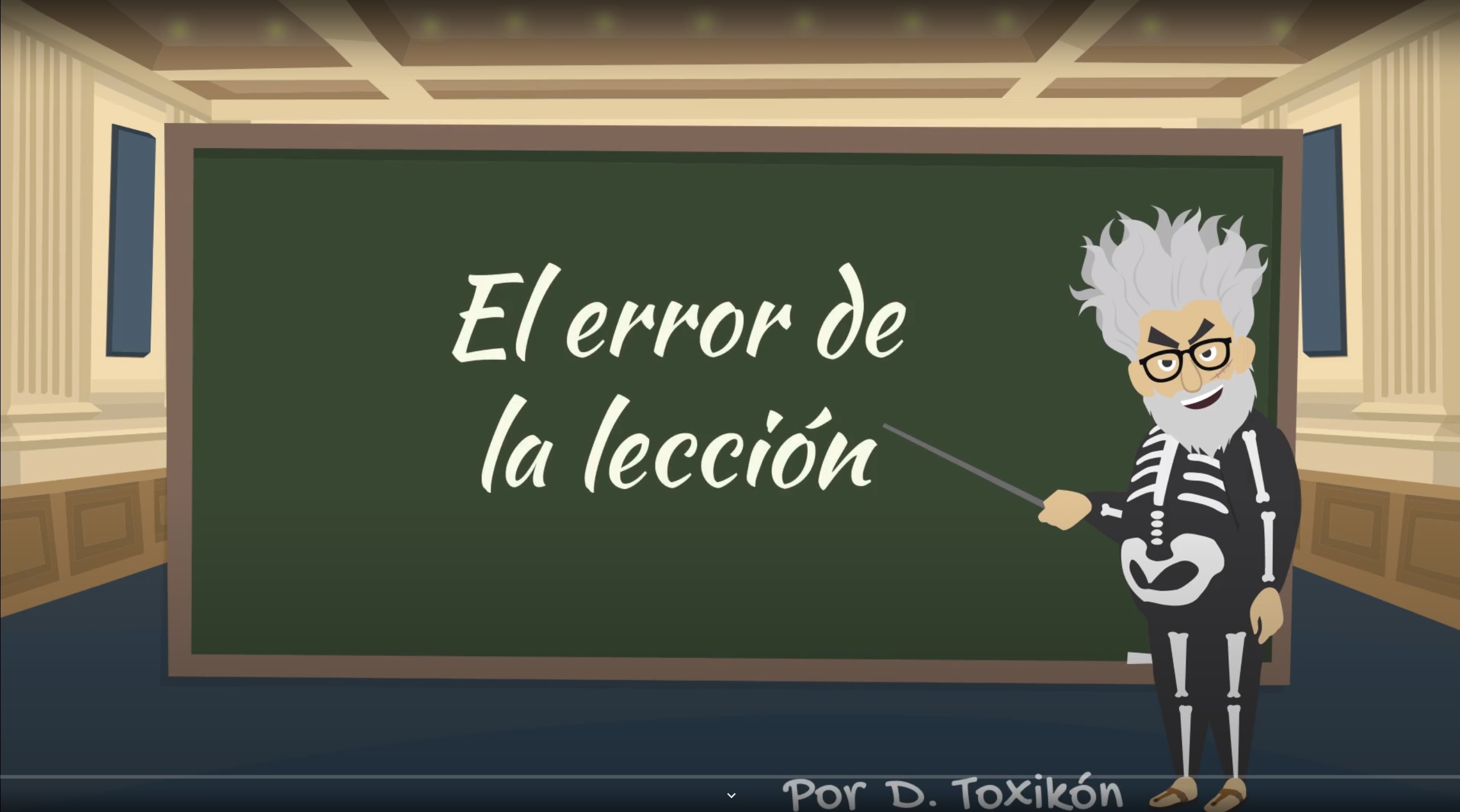El error de la lección”: videos animados para la clase invertida