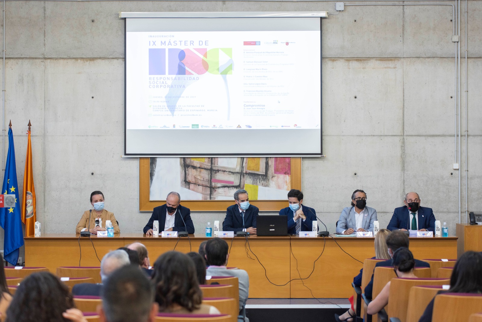 Inauguramos la IX edición del Máster en RSC de la Universidad de Murcia