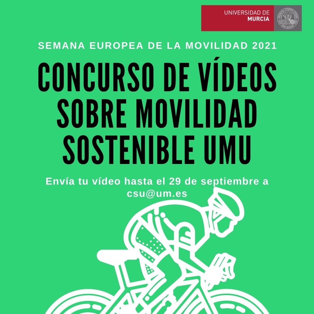 Resolución Concurso de vídeos sobre movilidad sostenible en la UMU