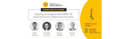 La cátedra de Buen Gobierno e Integridad presenta el informe: “España y el impacto del COVID-19: Estado de Derecho, Gobernanza y Economía