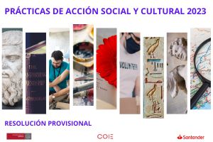 Resolución Provisional: 20 Prácticas de Acción Social y Cultural, Programa Santander-UMU 2023