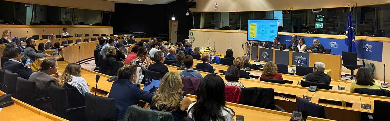 La profesora de la UMU Susana Martínez cierra en el Parlamento Europeo el proyecto para la puesta en valor del patrimonio subterráneo