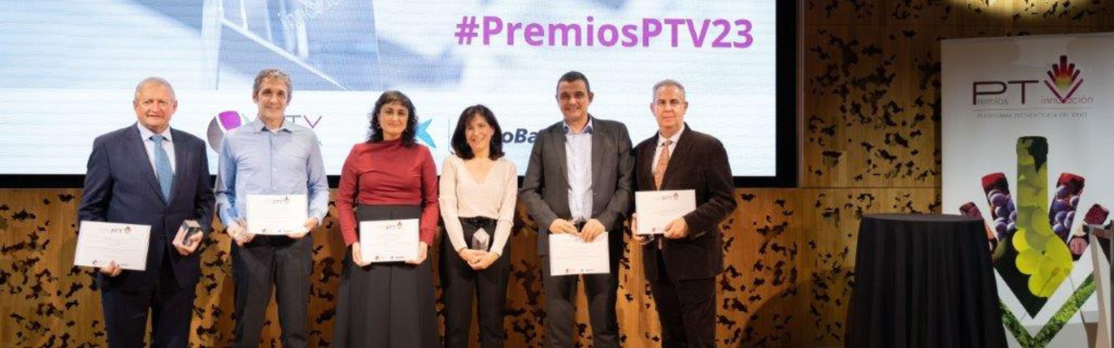 Las investigadoras Encarna Gómez Plaza y Ana Belén Bautista Ortín recogen un premio de innovación por un proyecto que mejora la calidad y conservación del vino