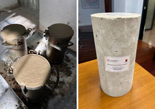 Dos investigadoras de la UMU fabrican hormigón a partir de residuos peligrosos