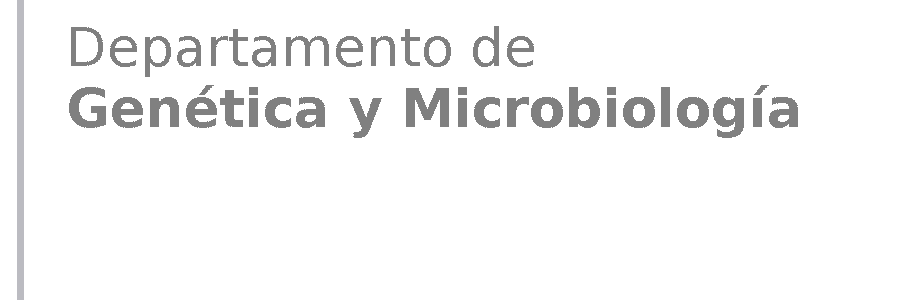 Proyectos - Departamento de Genética y Microbiología