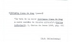 Ficha escaneada por la fundación Juan March con el texto para la entrada tiricanna ( 2 de 4 ) 