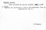 Ficha escaneada con el texto para la entrada albardas ( 5 de 23 ) 