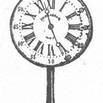 Reloj cuadrante de metal